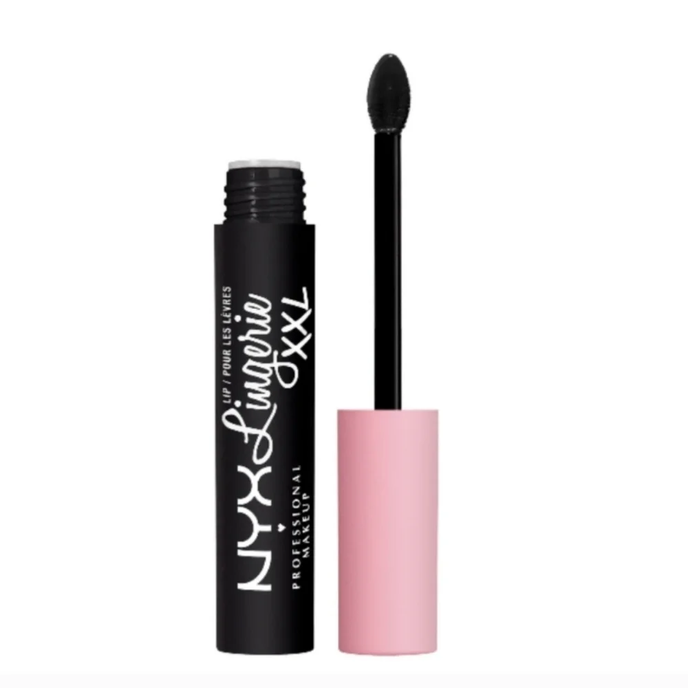 5 x NYX Lip Lingerie XXL Matte Lipstick, 16hr Longwear, Naughty Noir